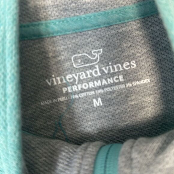 Vineyards Vines Performance 1/4 Zip Men’s Pullover M (green) - Picture 6 of 7